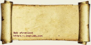 Tijana Nonin vizit kartica